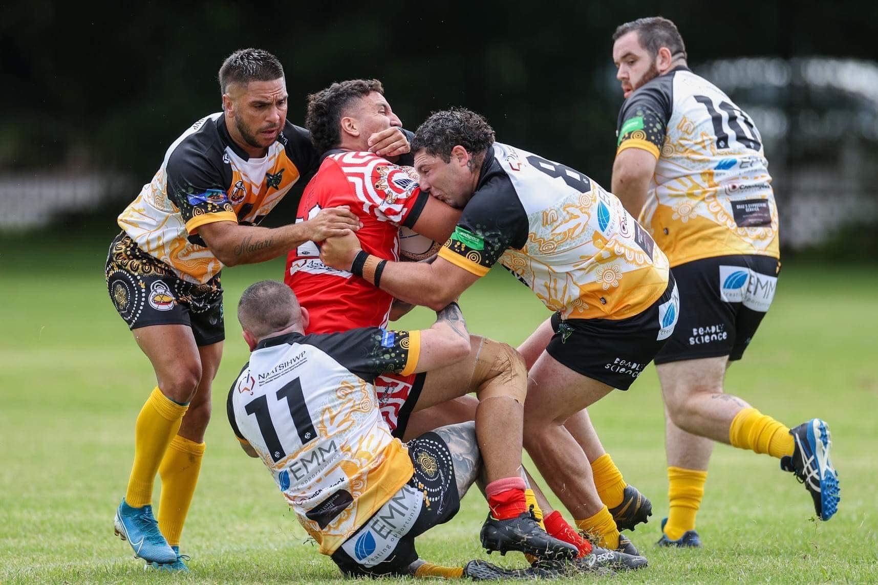 Gomeroi Connections team action shot